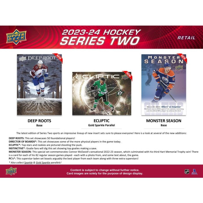 2023-24 Upper Deck Series 2 Hockey Blaster 20 Box Case