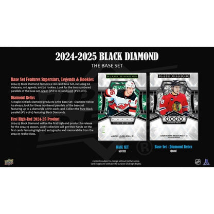 2024-25 Upper Deck Black Diamond Hockey Hobby 5 Box Case
