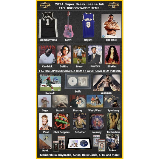 2024 Super Break Insane Ink Hobby Box