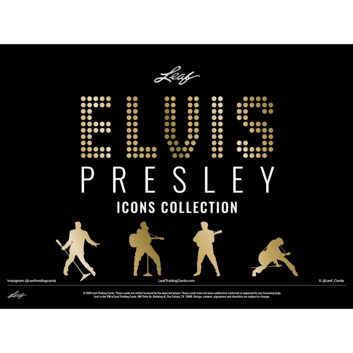 2024 Leaf Elvis Presley Icons Collection Hobby Box